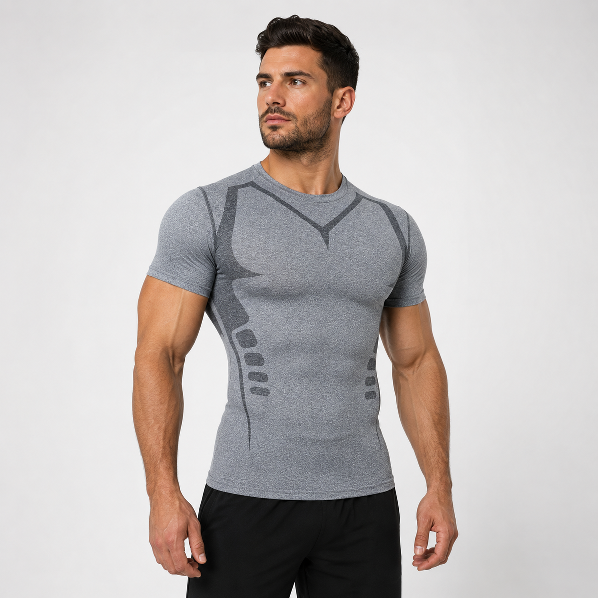 ShapeCurve™ T-shirt | Maintien complet • Discret sous une chemise