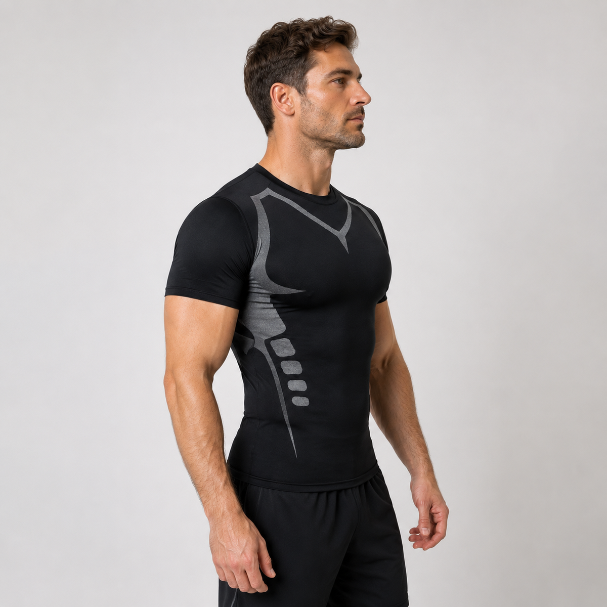 ShapeCurve™ T-shirt | Maintien complet • Discret sous une chemise