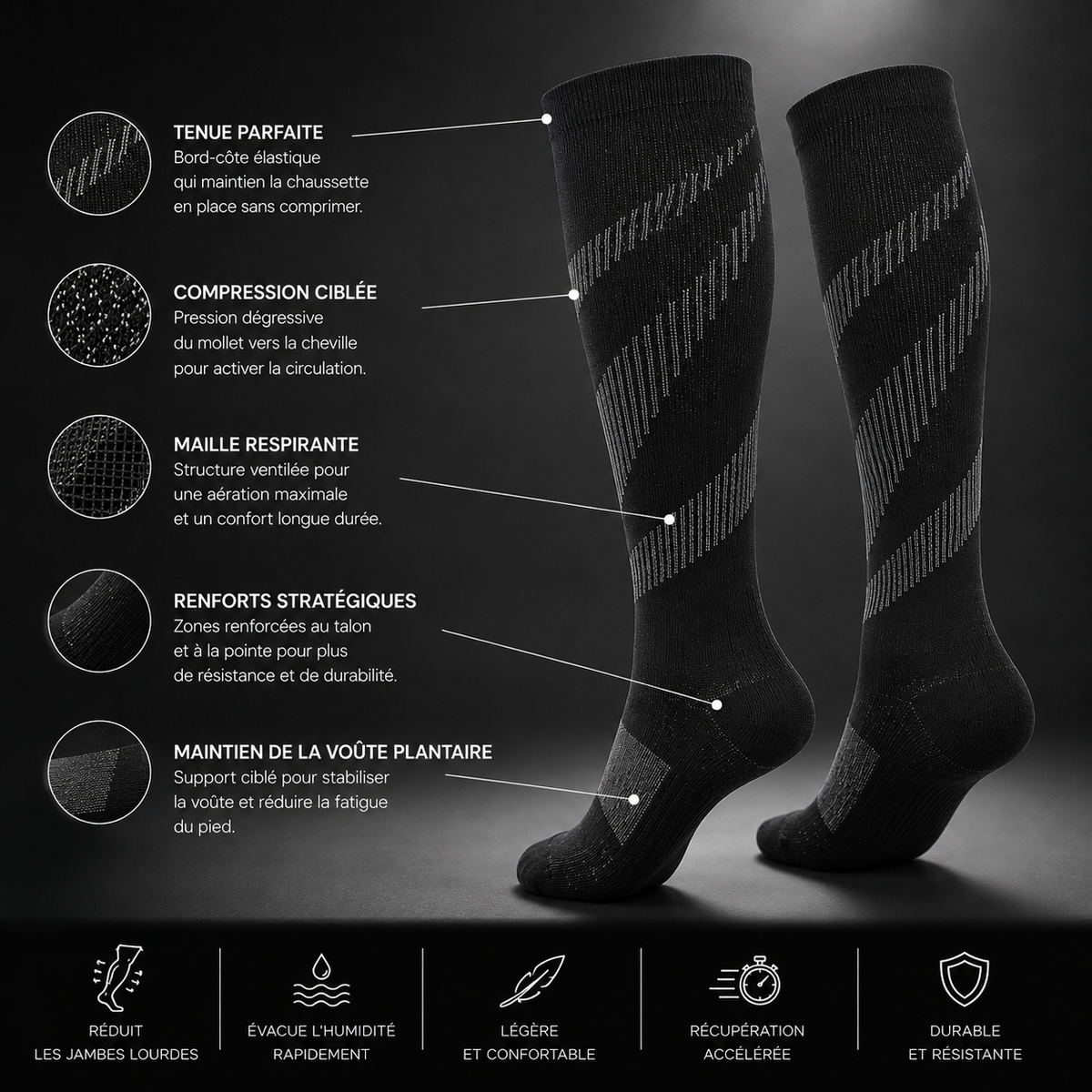 ShapeUniq Compression Socks