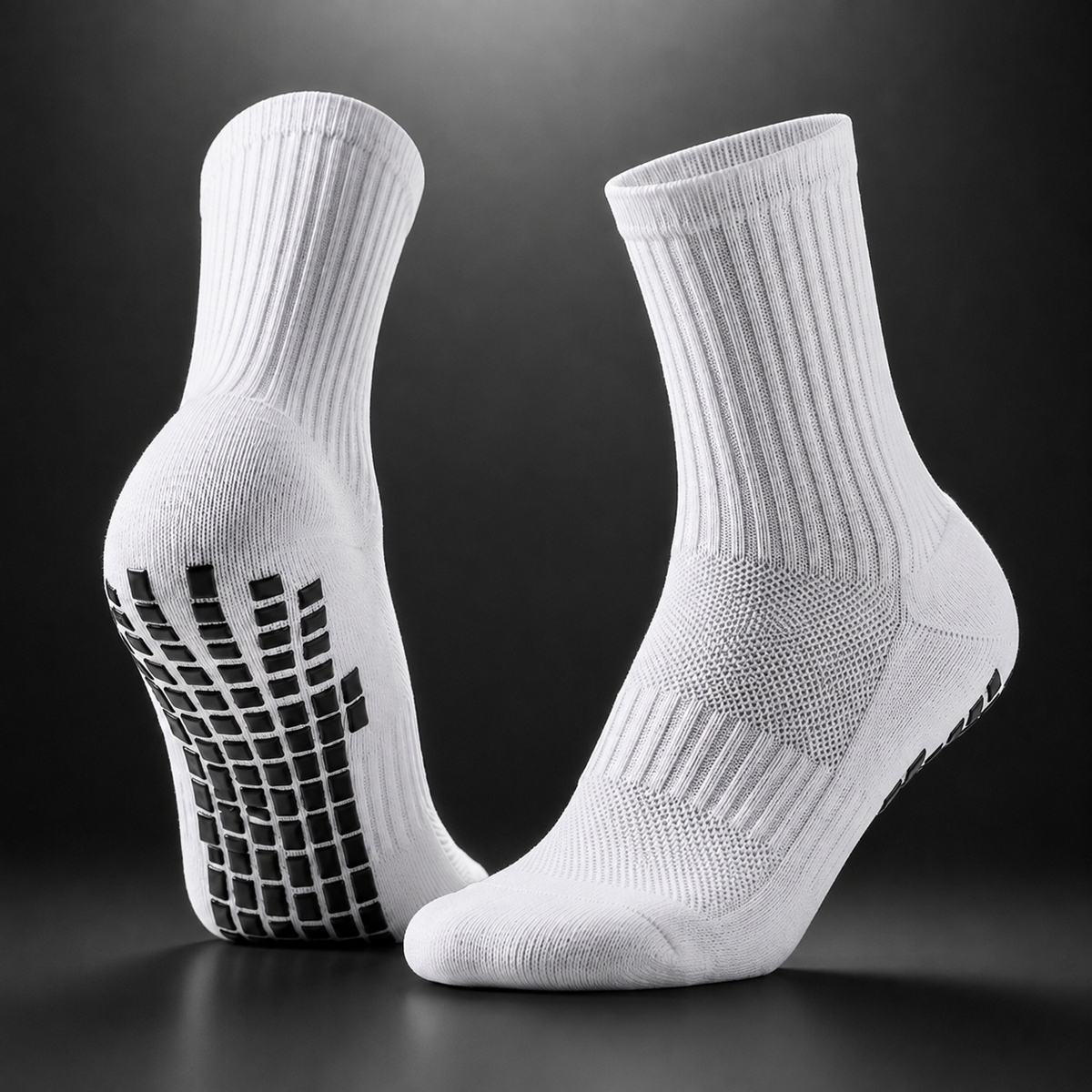 Chaussettes grip de compression — Blanc
