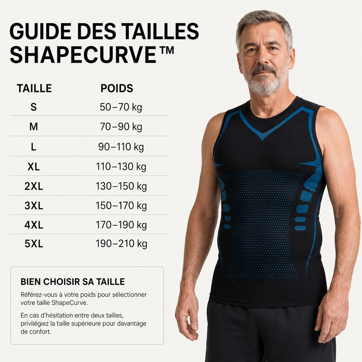 ShapeCurve™ Débardeur | Maintien ciblé • Léger & discret