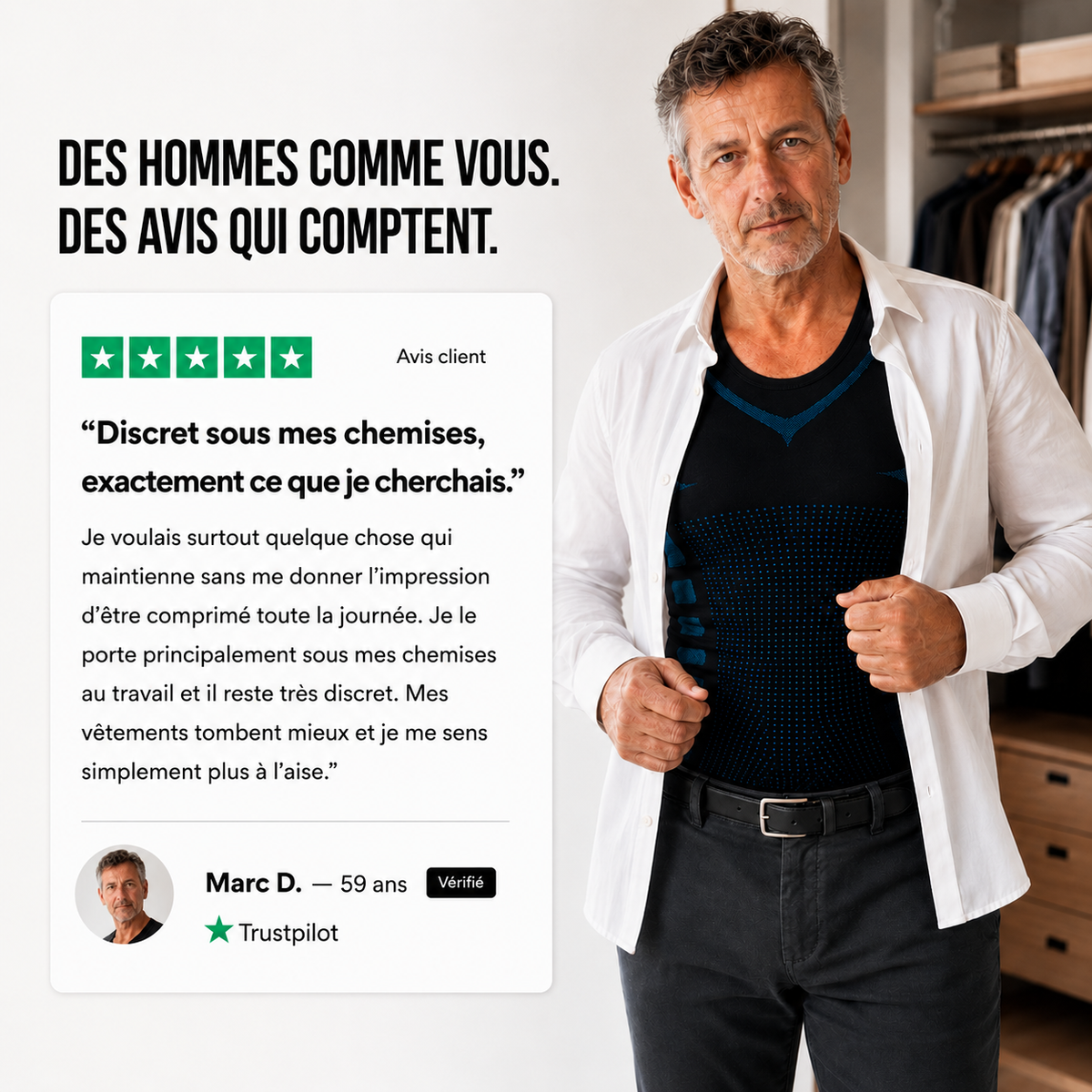 ShapeCurve™ Débardeur | Maintien ciblé • Léger & discret